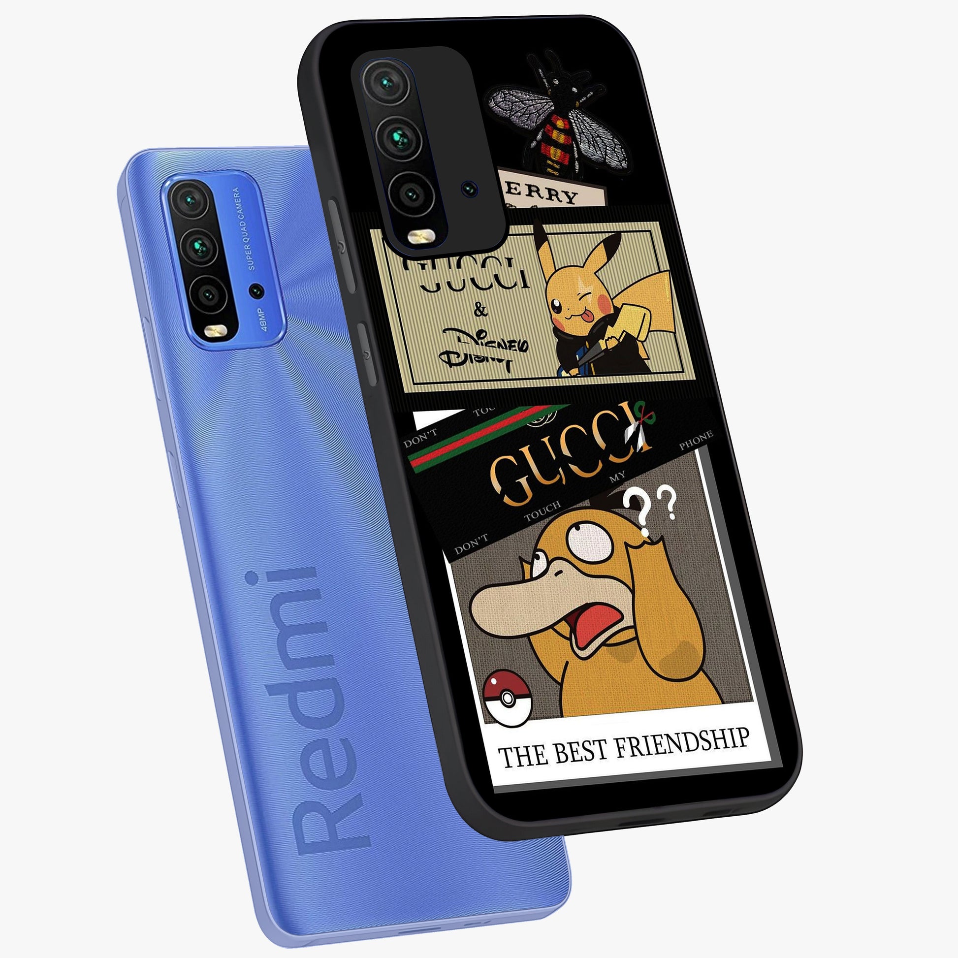 Gucci Play Mashup Glass Case displayed in angled mockup highlighting stylish fashion mashup design with bold aesthetic.