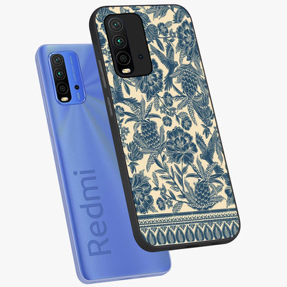Heirloom Wild Bloom Glass Case displayed in angled mockup highlighting botanical bloom design with classic aesthetic style.
