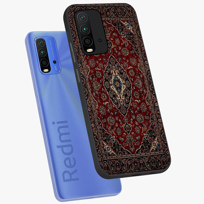 Heritage Carpet Royale Glass Case displayed in angled mockup highlighting intricate royal carpet design with heritage aesthetic.