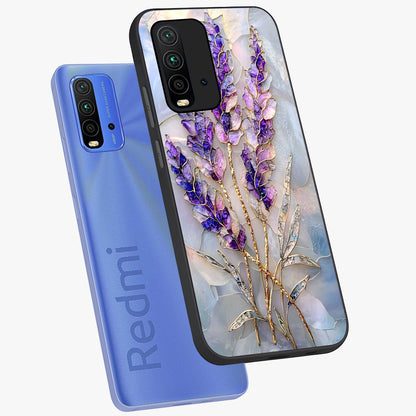 Lavender Dream Glow Glass Case displayed in angled mockup highlighting dreamy purple glow design with soft artistic style.