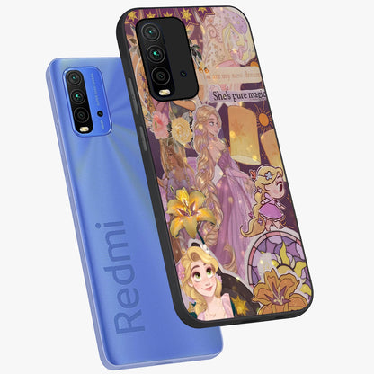 Magical Tangled Dream Glass Case displayed in angled mockup highlighting whimsical fantasy design with magical aesthetic.