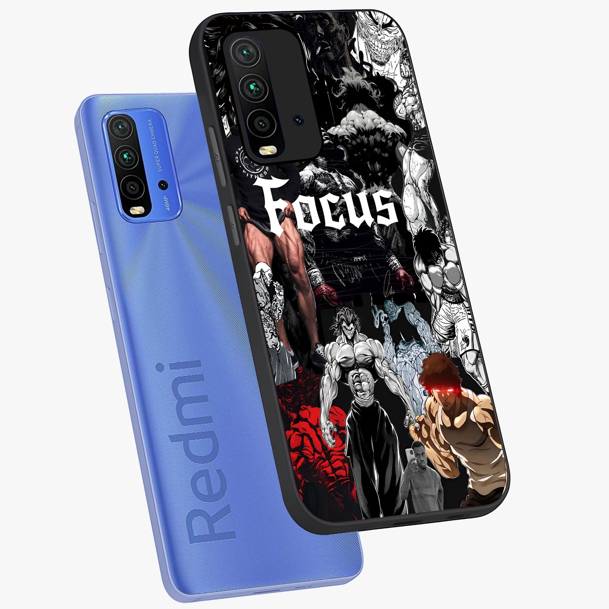 Relentless Power Focus Glass Case displayed in angled mockup highlighting bold statement design with modern aesthetic style.