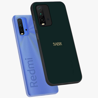 Sabr Minimal Patience Glass Case displayed in angled mockup highlighting simple inspirational design with clean aesthetic style.