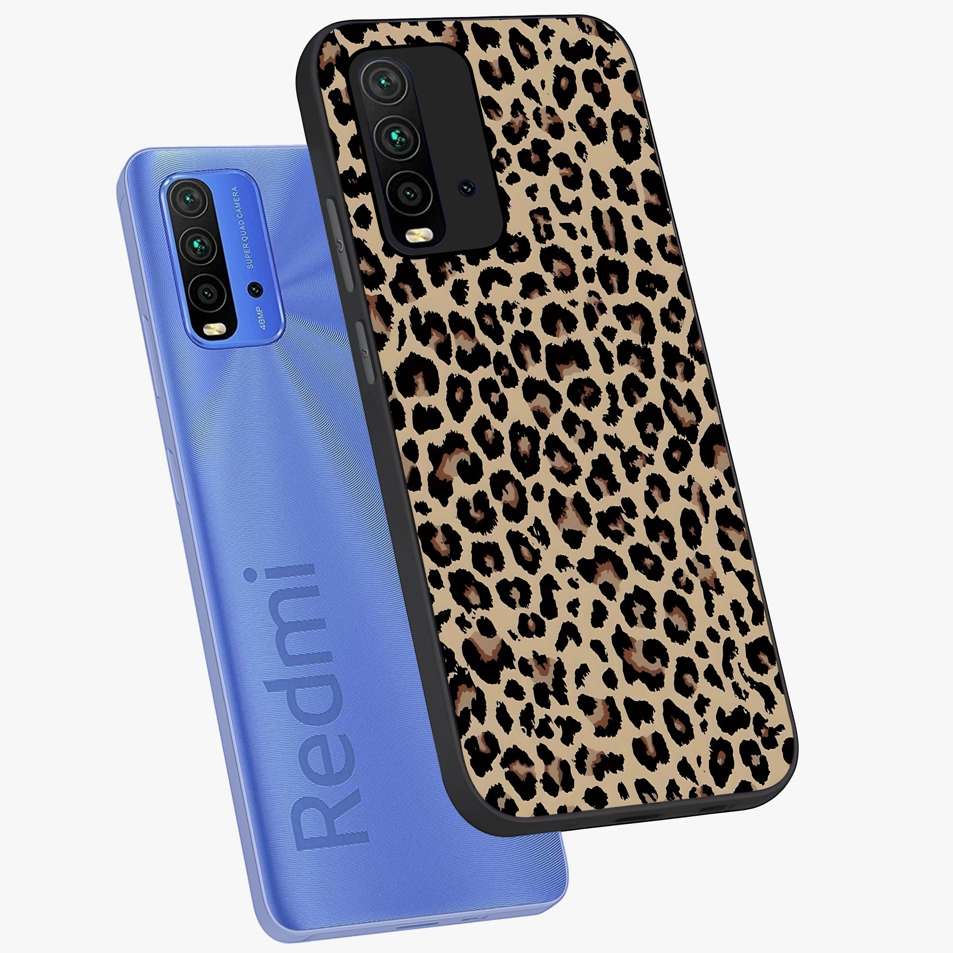 Savage Chic Pattern Glass Case displayed in angled mockup highlighting bold fashion inspired design with chic aesthetic.