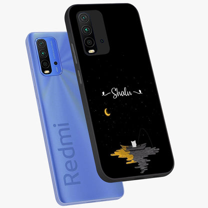 Silent Night Row Glass Case displayed in angled mockup highlighting peaceful evening design with dreamy night aesthetic.
