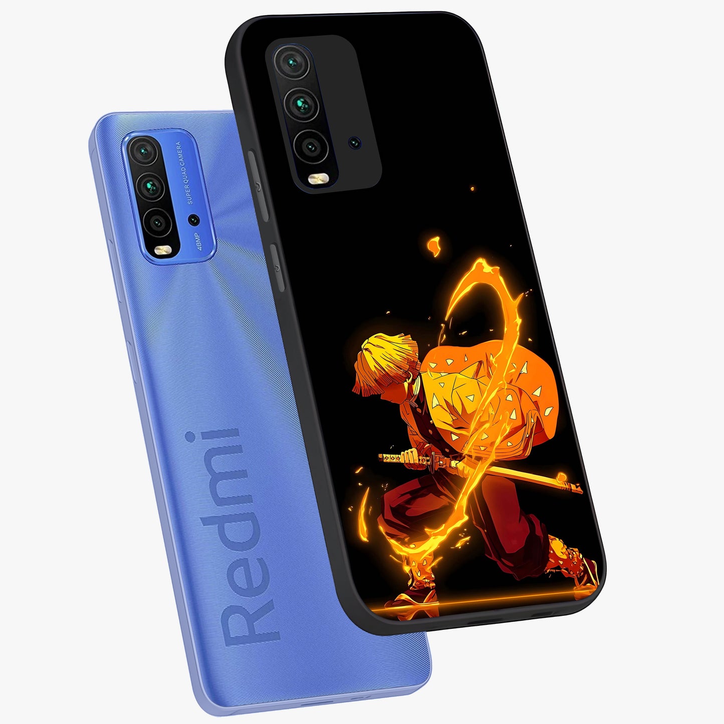 Thunder Flame Execution Glass Case displayed in angled mockup highlighting dramatic fire themed design with intense fantasy aesthetic.