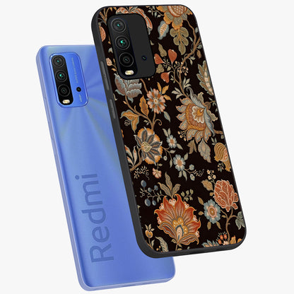 Vintage Floral Dream Glass Case displayed in angled mockup highlighting elegant vintage flower design with soft aesthetic style.