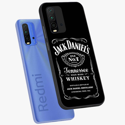 Vintage Whiskey Heritage Glass Case displayed in angled mockup highlighting retro beverage themed design with heritage aesthetic.