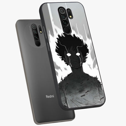Awakened Inner Rage Glass Case displayed in angled mockup highlighting powerful graphic design and bold artistic theme.