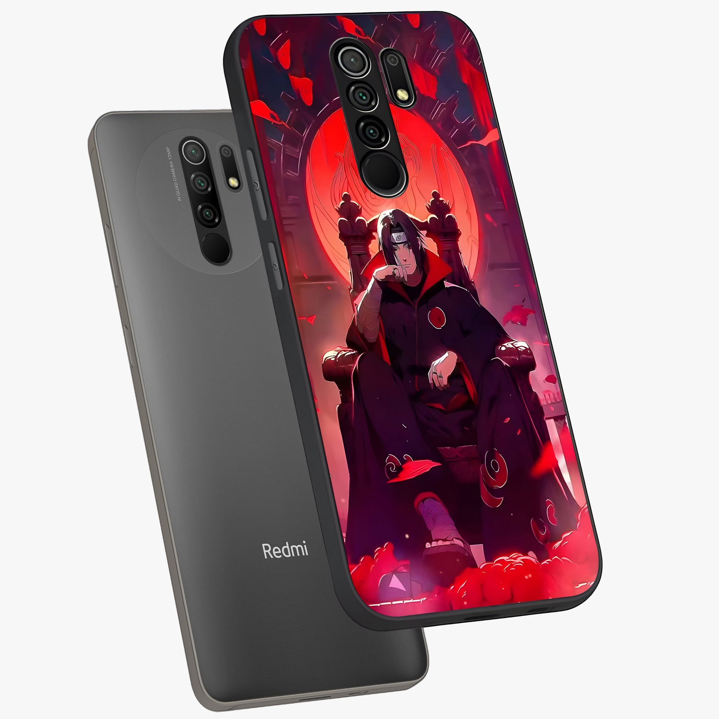 Blood Moon Sovereign Glass Case displayed in angled mockup highlighting dark celestial moon design and dramatic theme.