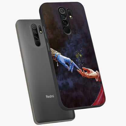 Divine Touch Eternal Glass Case displayed in angled mockup highlighting elegant divine inspired design with calm aesthetic style.