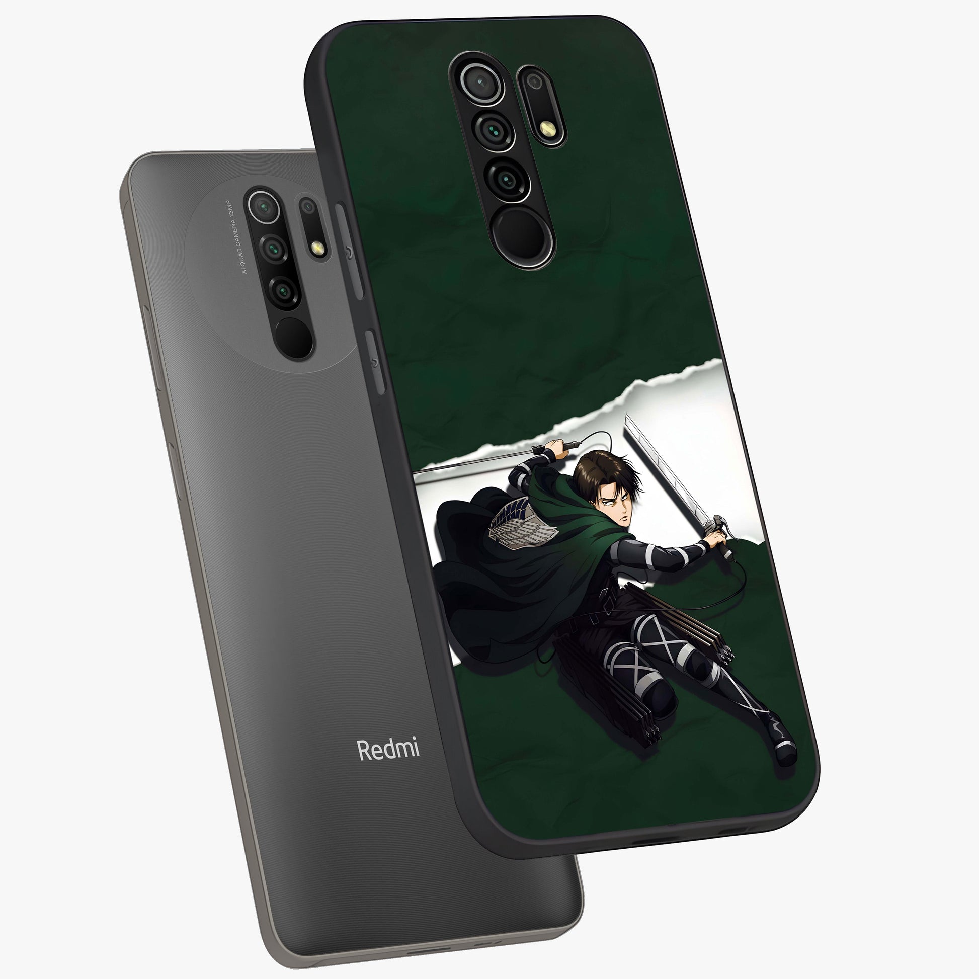 Emerald War Vanguard Glass Case displayed in angled mockup highlighting intense battle inspired design with emerald tone aesthetic.