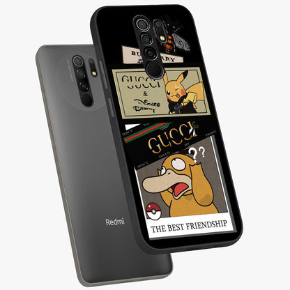 Gucci Play Mashup Glass Case displayed in angled mockup highlighting stylish fashion mashup design with bold aesthetic.