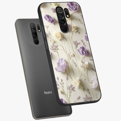 Lilac Breeze Harmony Glass Case displayed in angled mockup highlighting calm lilac breeze design with soothing aesthetic style.