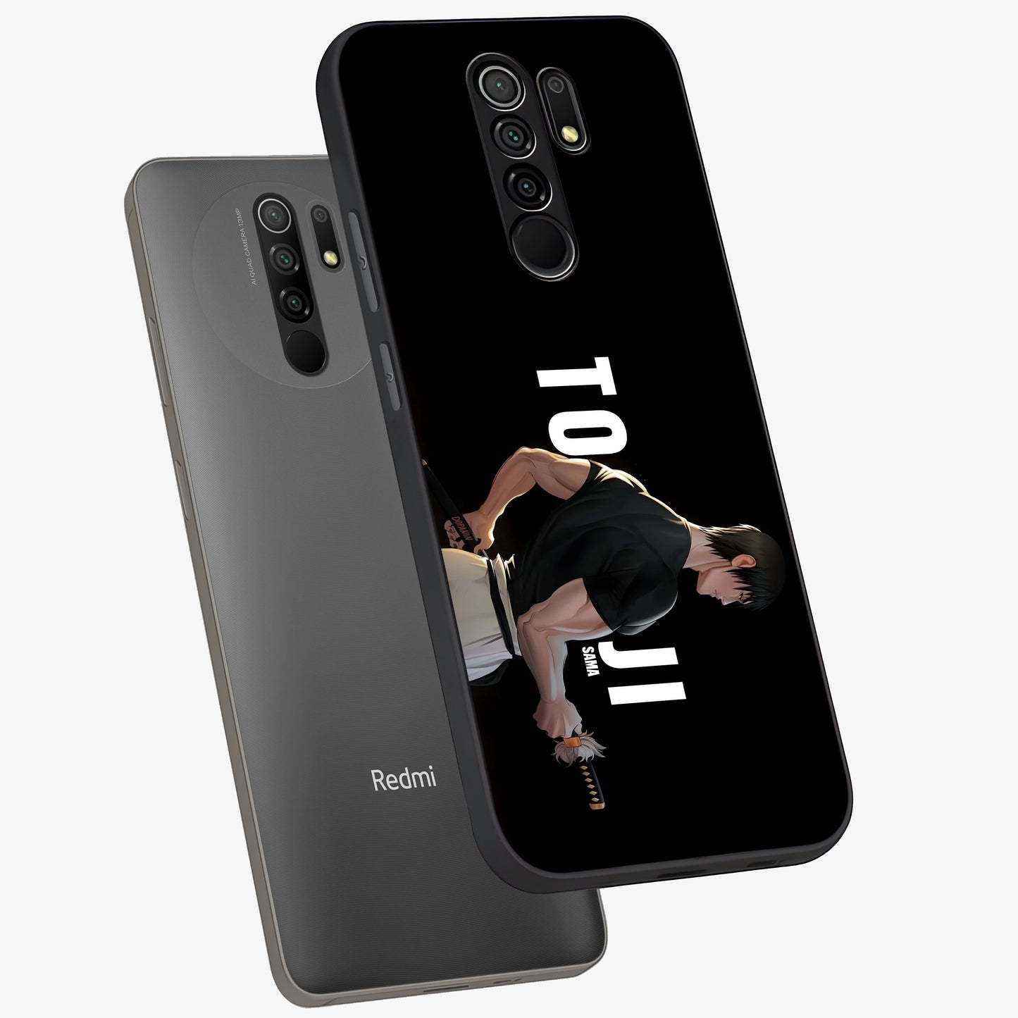Midnight Blade Resolve Glass Case displayed in angled mockup highlighting powerful blade illustration with dramatic dark aesthetic.