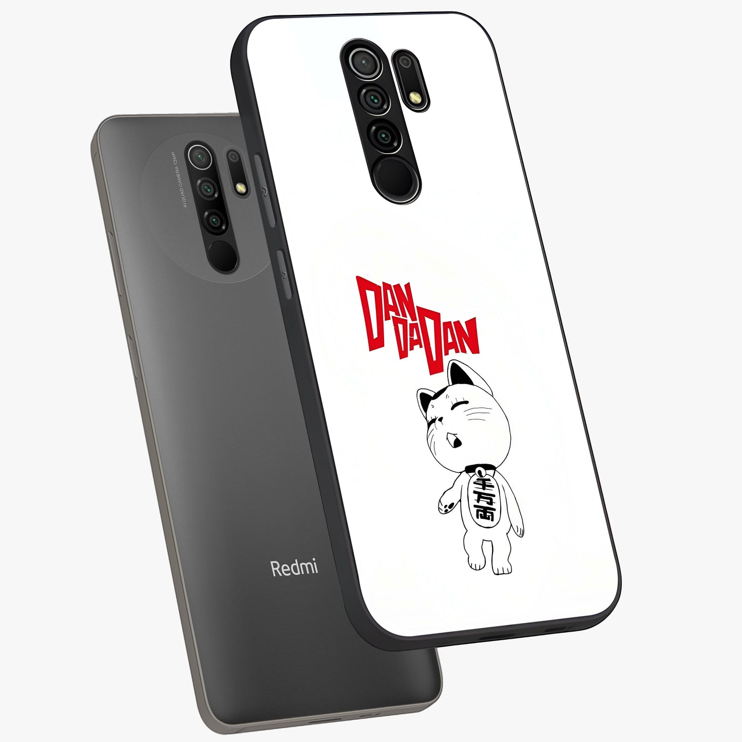 Playful Spirit Charm Glass Case displayed in angled mockup highlighting lively decorative design with playful aesthetic style.