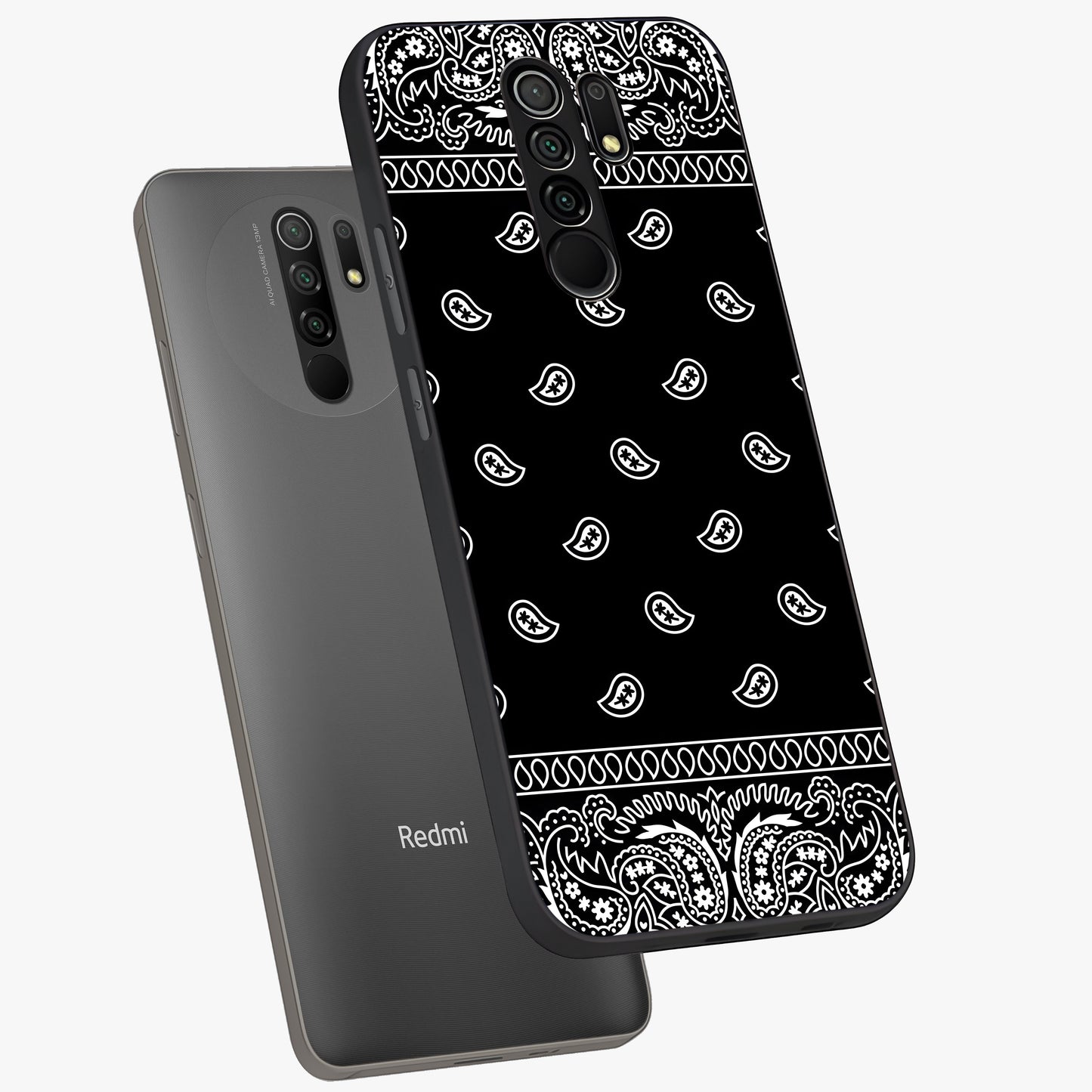 Retro Rebel Threads Glass Case displayed in angled mockup highlighting retro inspired graphic design with rebellious aesthetic.