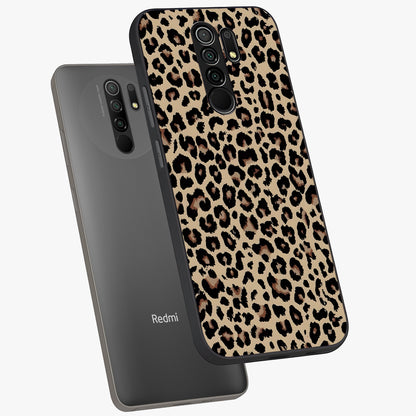 Savage Chic Pattern Glass Case displayed in angled mockup highlighting bold fashion inspired design with chic aesthetic.