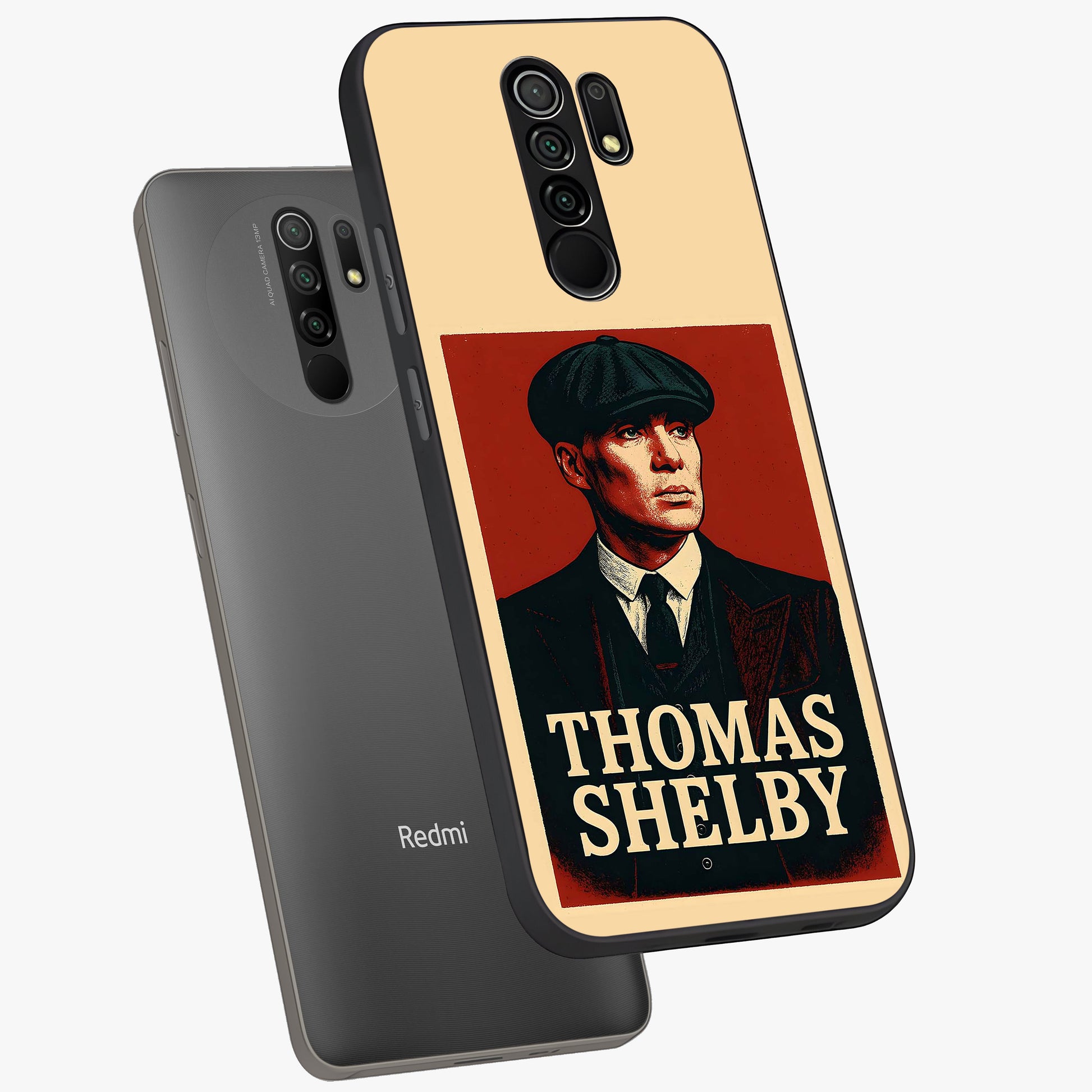 Vintage Mafia Authority Glass Case displayed in angled mockup highlighting powerful retro design with classic gangster aesthetic.