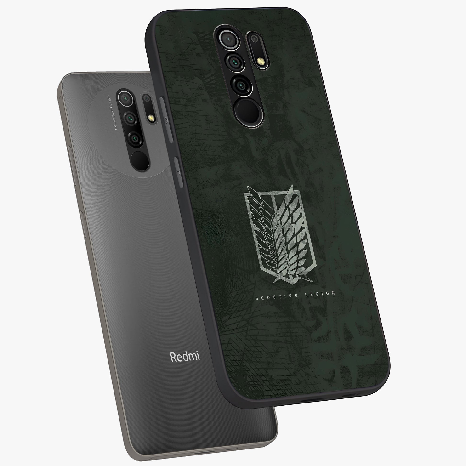 Wings Of Freedom Glass Case displayed in angled mockup highlighting graceful wing design with inspirational aesthetic.