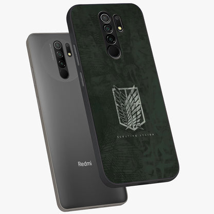 Wings Of Freedom Glass Case displayed in angled mockup highlighting graceful wing design with inspirational aesthetic.