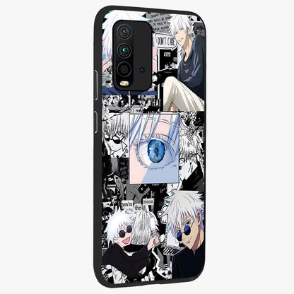 Infinity Sorcerer Chaos Glass Case upright view showcasing dramatic sorcerer artwork with chaotic mystical theme.