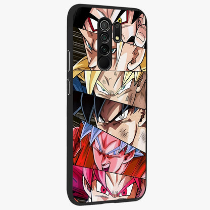 Anime Character Glass Case upright view showcasing expressive anime artwork with bold graphic style.