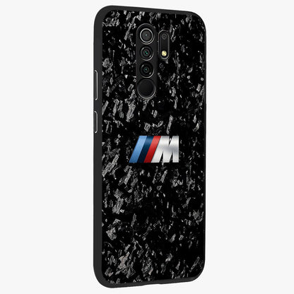 Carbon Speed Mark Glass Case upright view showcasing modern carbon speed graphic with bold automotive theme.