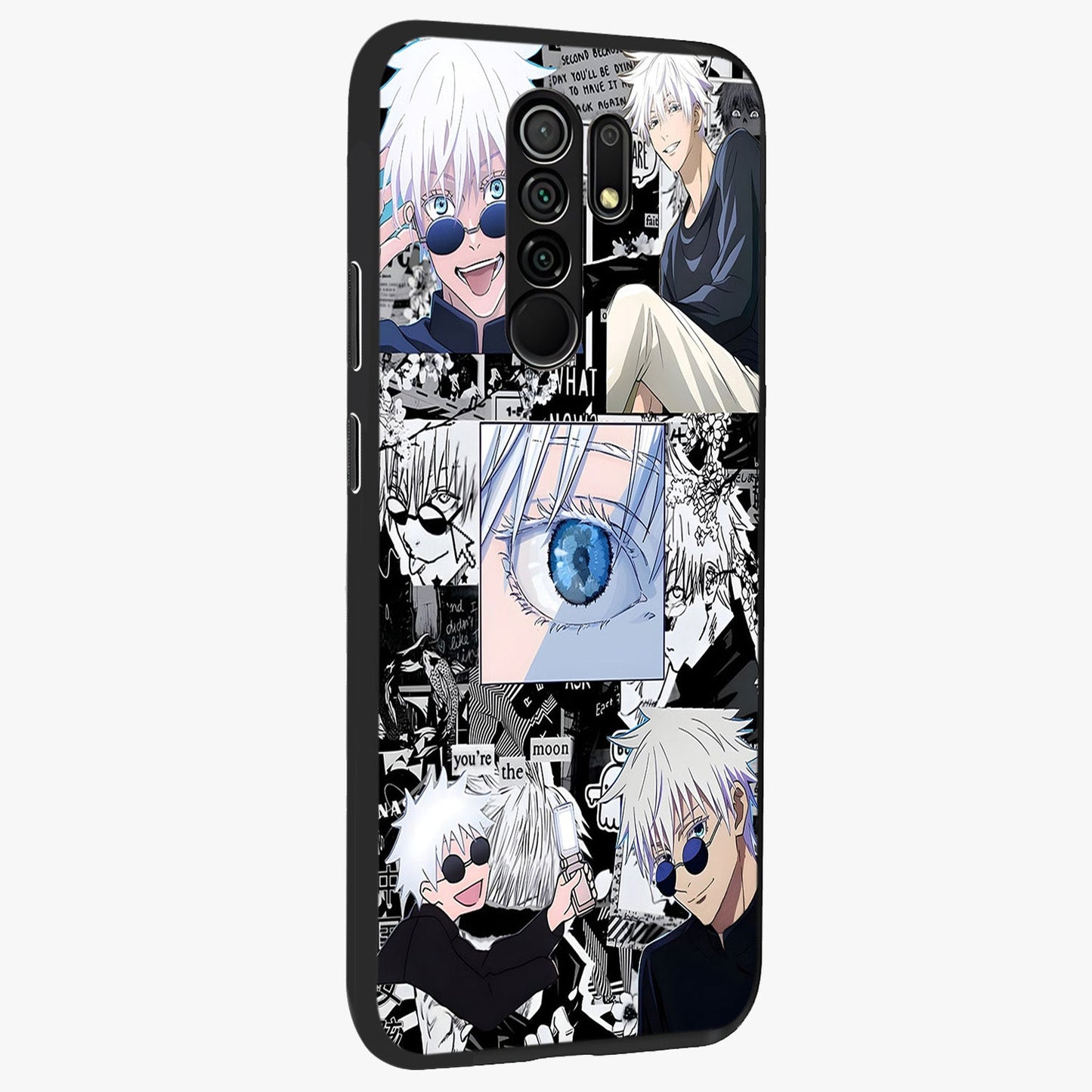 Infinity Sorcerer Chaos Glass Case upright view showcasing dramatic sorcerer artwork with chaotic mystical theme.
