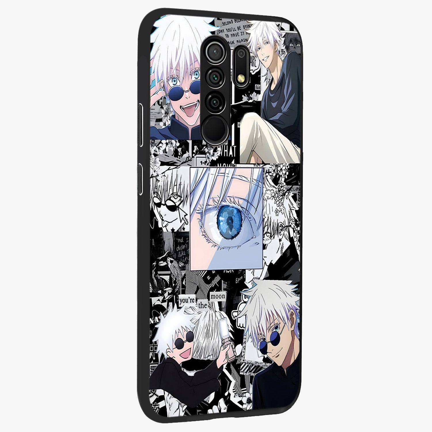 Infinity Sorcerer Chaos Glass Case upright view showcasing dramatic sorcerer artwork with chaotic mystical theme.