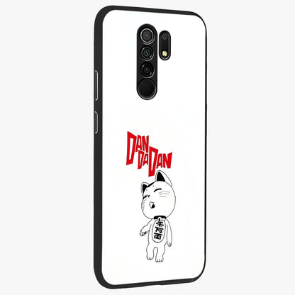 Playful Spirit Charm Glass Case upright view showcasing vibrant charm artwork with fun artistic theme.