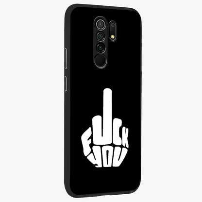 Rebel Mode On Glass Case upright view showcasing striking statement artwork with bold rebellious theme.
