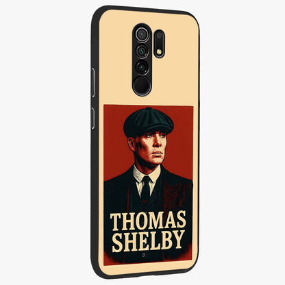 Vintage Mafia Authority Glass Case upright view showcasing dramatic vintage artwork with iconic authority theme.