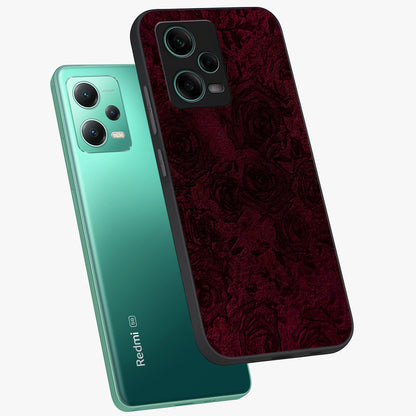 Crimson Fade Flow Glass Case displayed in angled mockup highlighting smooth gradient design with modern aesthetic style.