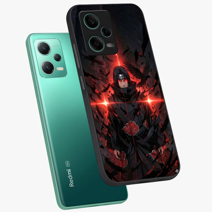 Focused Blade Discipline Glass Case displayed in angled mockup highlighting clean minimal text artwork with modern aesthetic style.