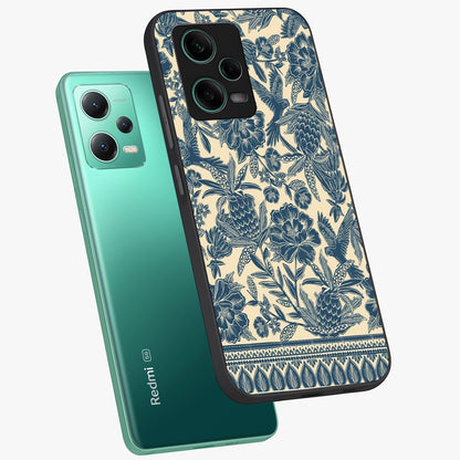 Heirloom Wild Bloom Glass Case displayed in angled mockup highlighting botanical bloom design with classic aesthetic style.