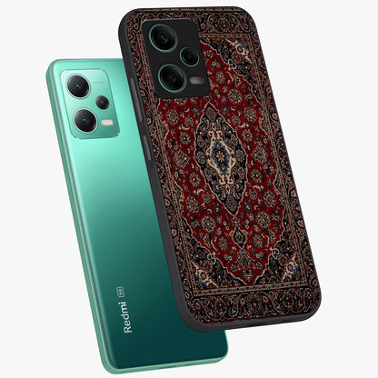 Heritage Carpet Royale Glass Case displayed in angled mockup highlighting intricate royal carpet design with heritage aesthetic.
