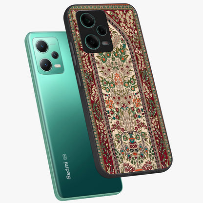 Persian Inspired Glass Case displayed in angled mockup highlighting intricate traditional design with elegant cultural aesthetic.