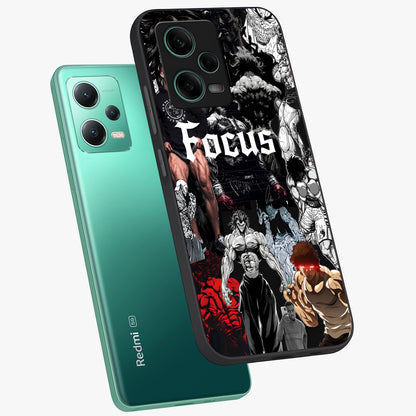 Relentless Power Focus Glass Case displayed in angled mockup highlighting bold statement design with modern aesthetic style.