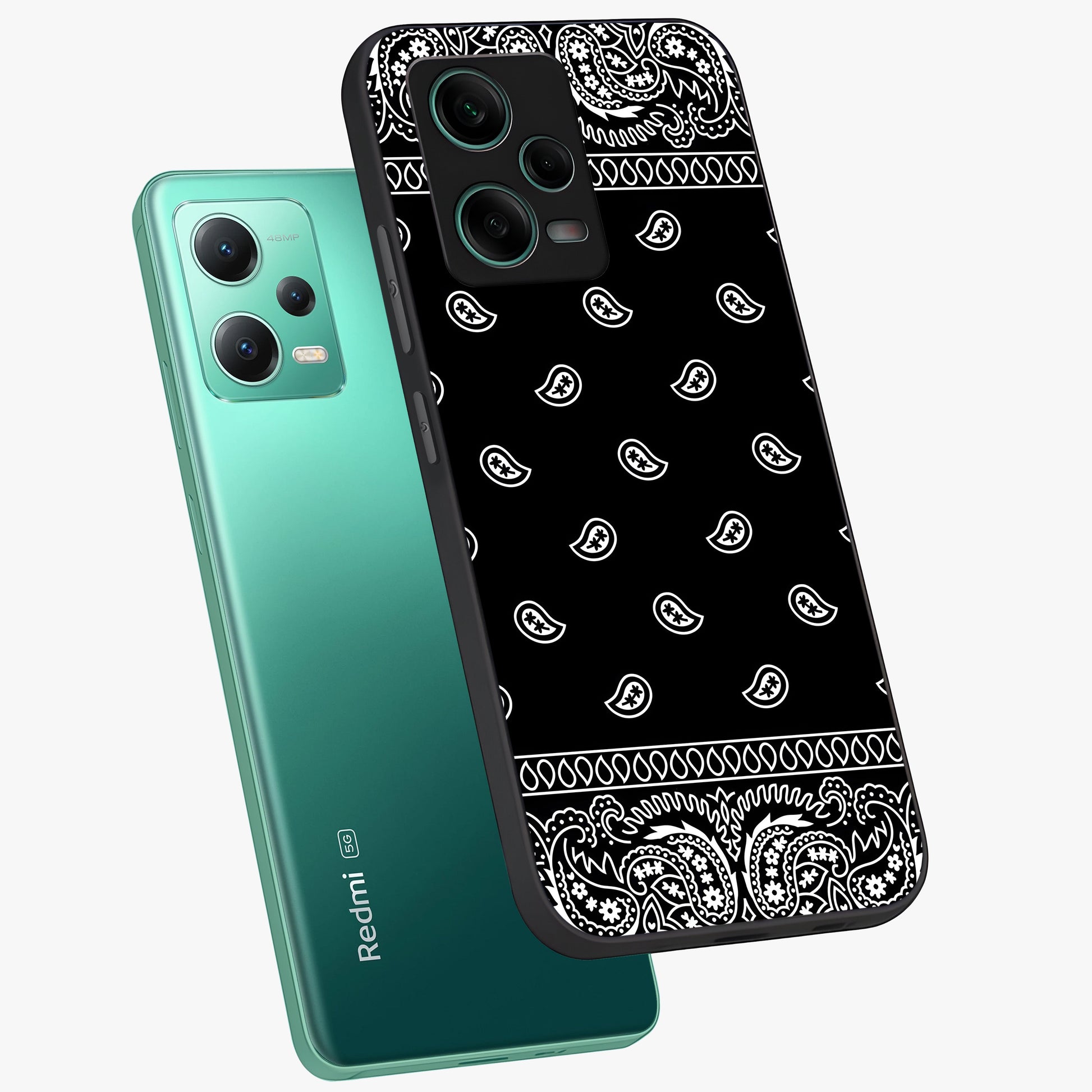 Retro Rebel Threads Glass Case displayed in angled mockup highlighting retro inspired graphic design with rebellious aesthetic.