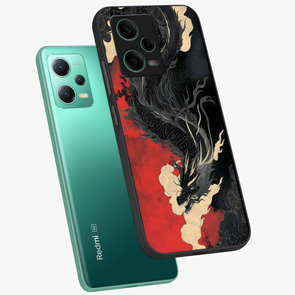 Shadow Dragon Fury Glass Case displayed in angled mockup highlighting powerful dragon illustration with dark fantasy aesthetic.