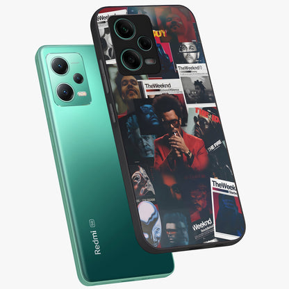 The Weeknd Glass Case displayed in angled mockup highlighting stylish pop culture inspired design with modern aesthetic.