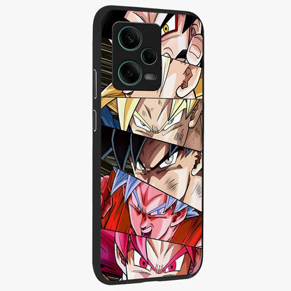 Anime Character Glass Case upright view showcasing expressive anime artwork with bold graphic style.