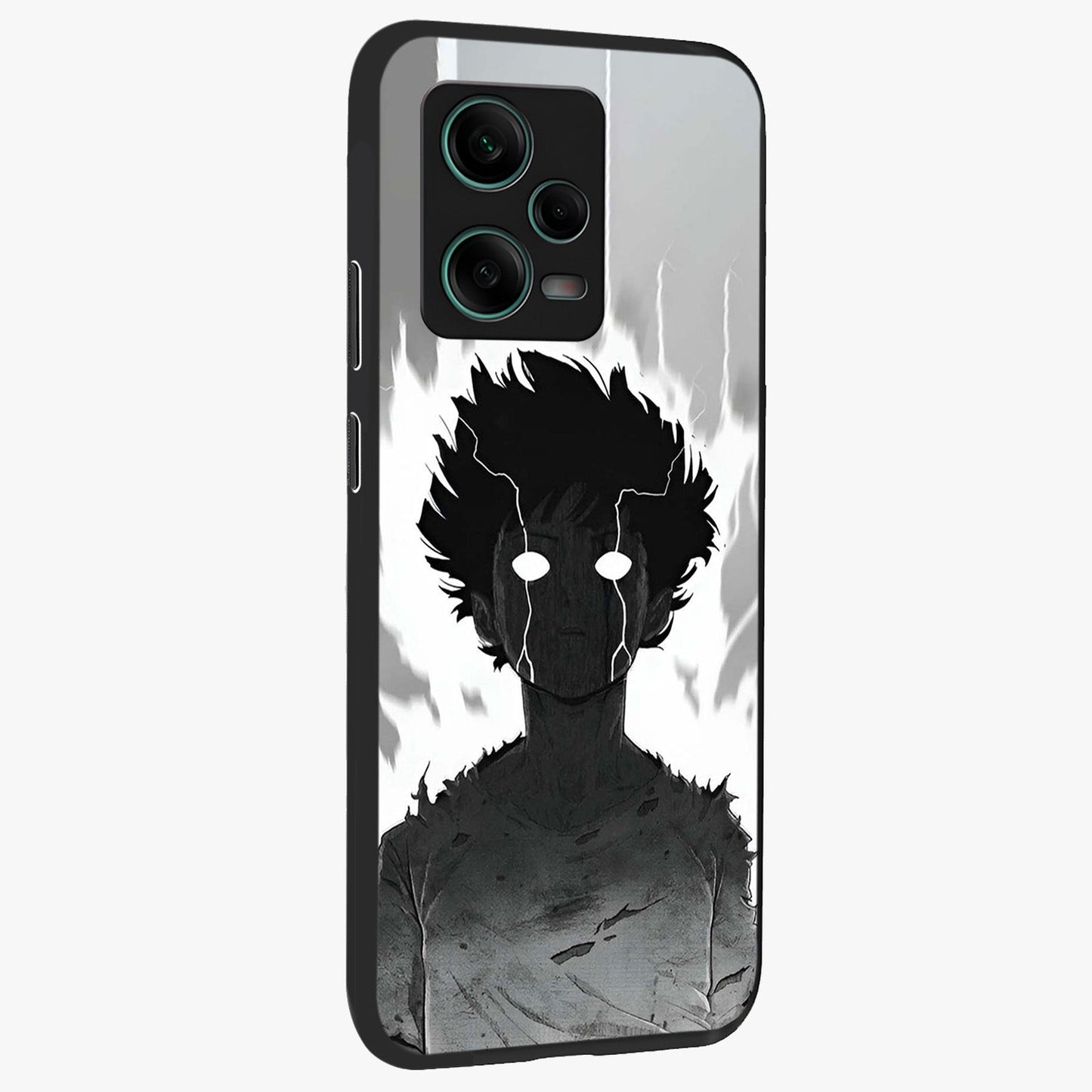 Awakened Inner Rage Glass Case upright view showcasing dramatic artwork with strong expressive aesthetic.