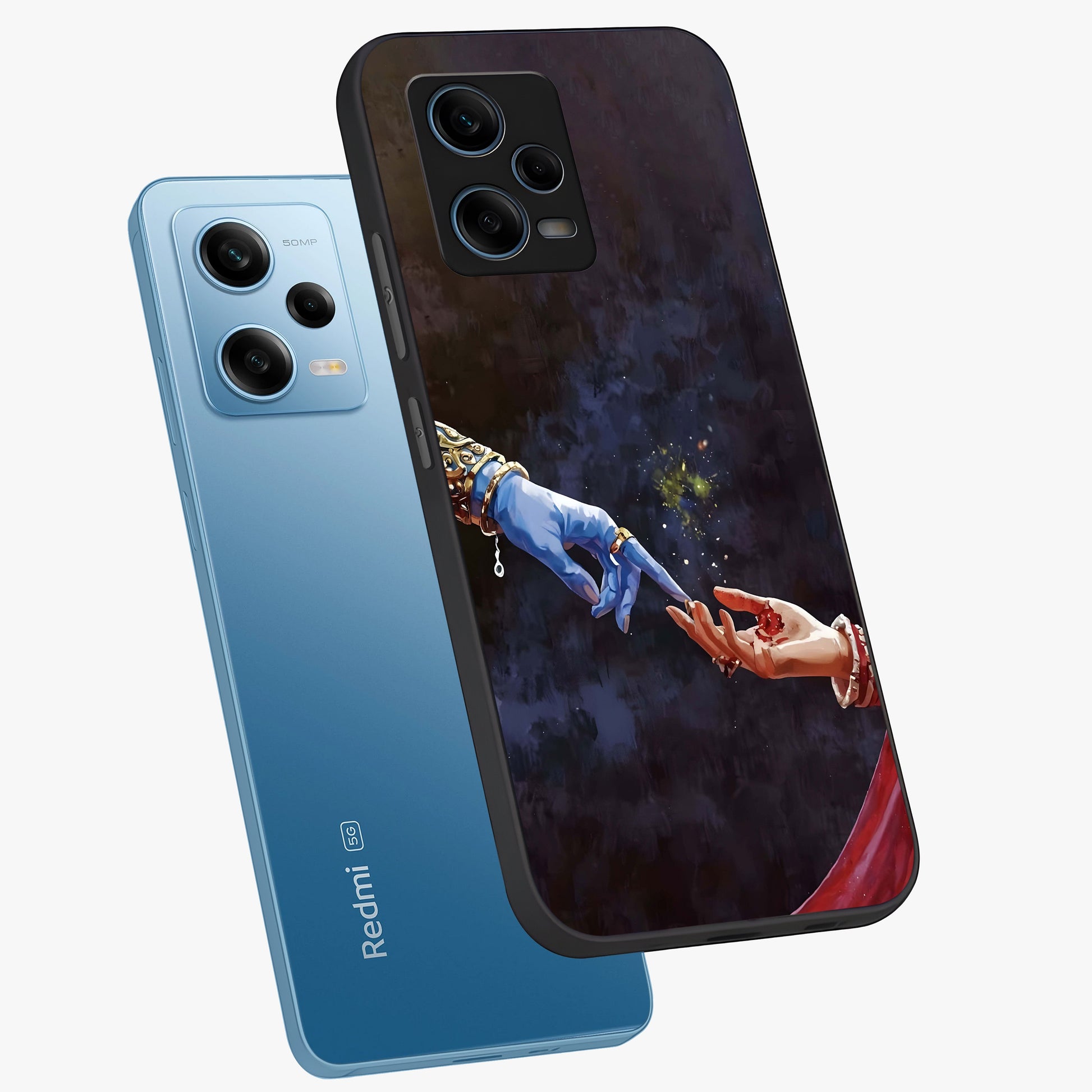Divine Touch Eternal Glass Case displayed in angled mockup highlighting elegant divine inspired design with calm aesthetic style.