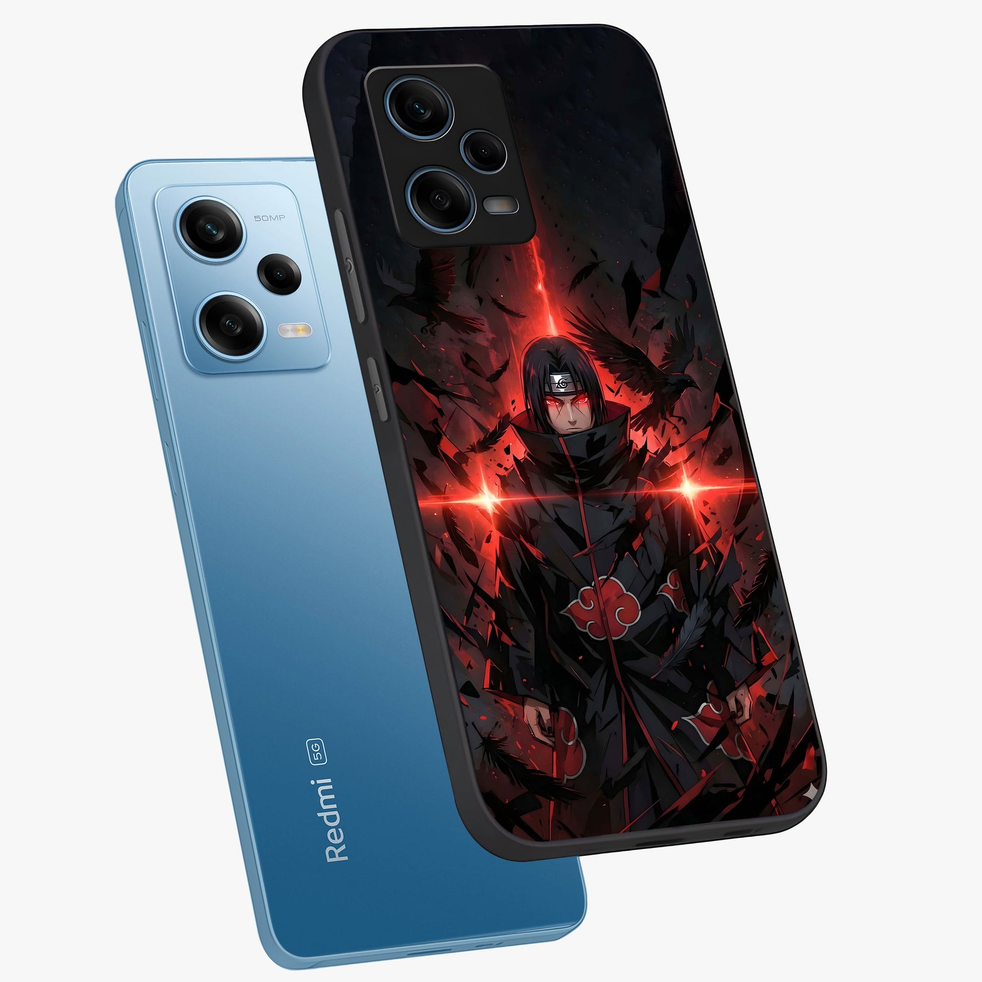 Focused Blade Discipline Glass Case displayed in angled mockup highlighting clean minimal text artwork with modern aesthetic style.