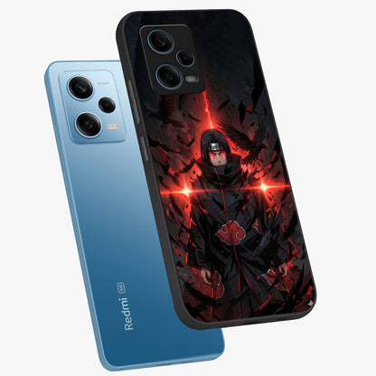 Focused Blade Discipline Glass Case displayed in angled mockup highlighting clean minimal text artwork with modern aesthetic style.