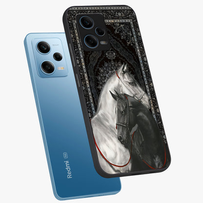 Majestic Ride Legacy Glass Case displayed in angled mockup highlighting sleek vehicle design with bold racing aesthetic.