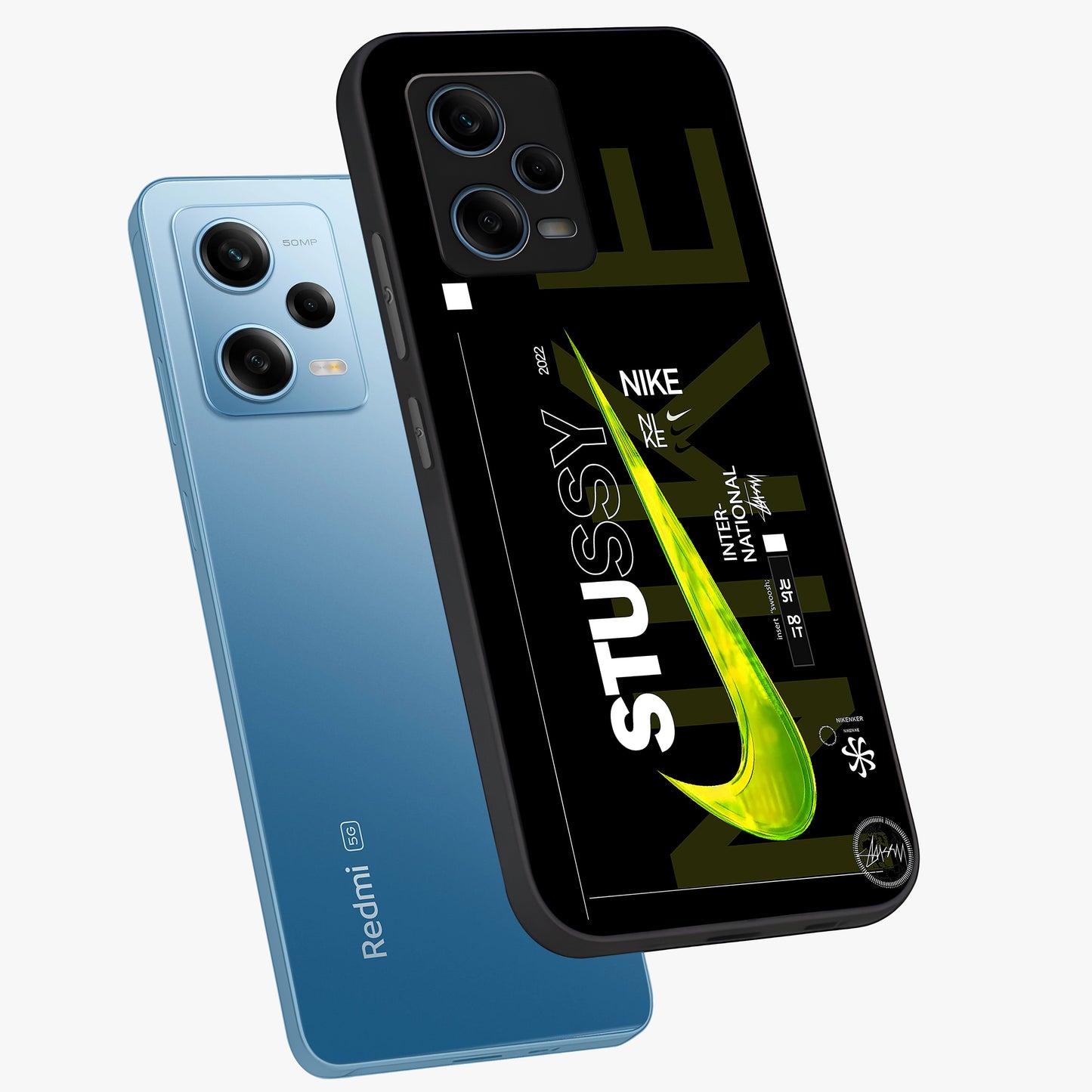 Neon Street Edition Glass Case displayed in angled mockup highlighting vibrant urban design with bold street aesthetic.