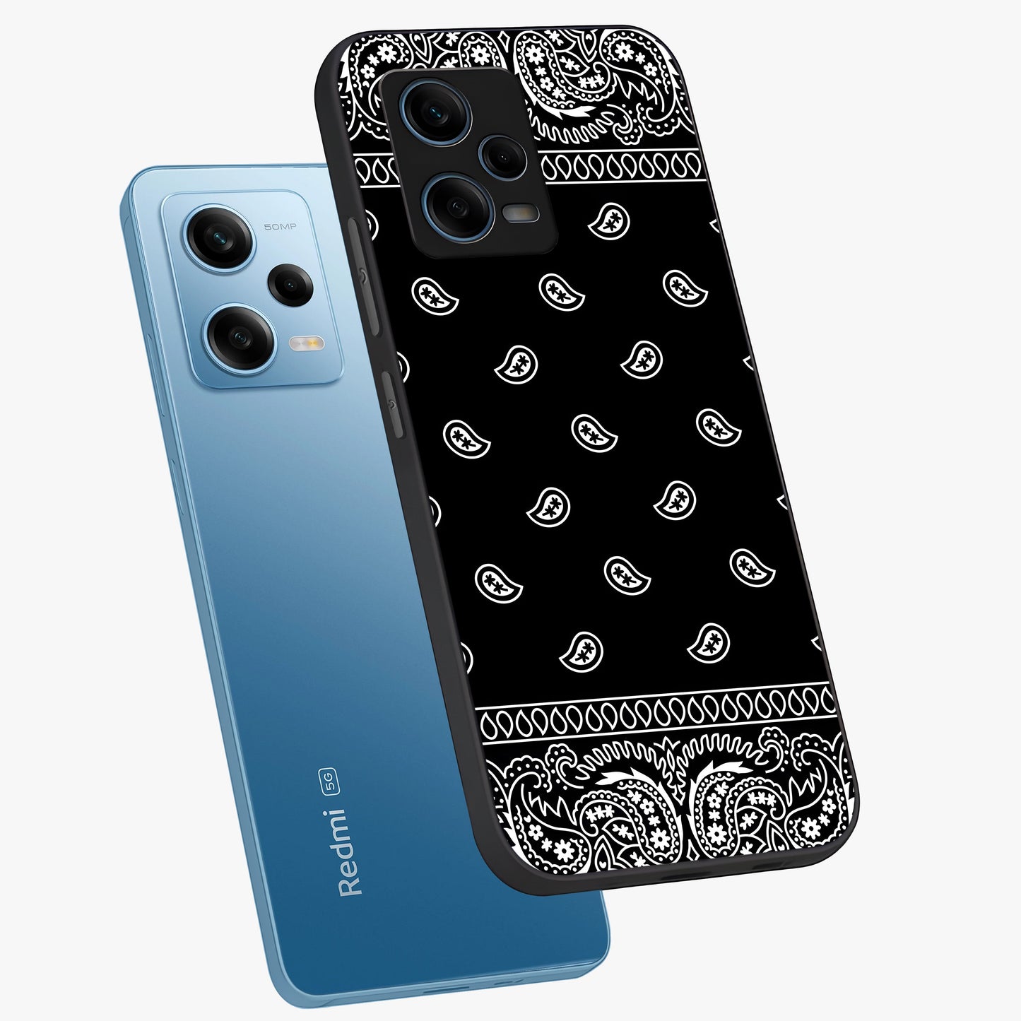Retro Rebel Threads Glass Case displayed in angled mockup highlighting retro inspired graphic design with rebellious aesthetic.